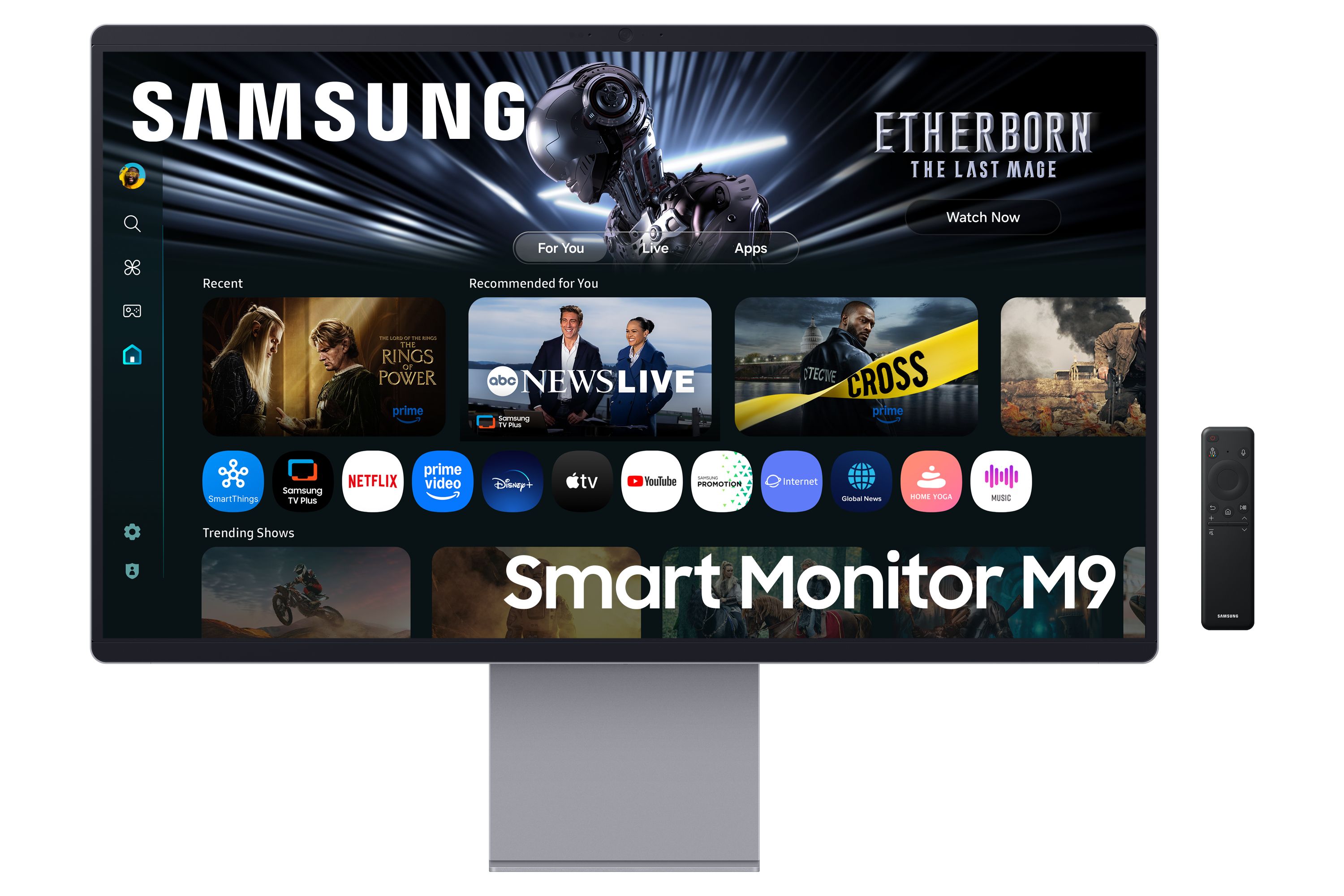 Samsung M90F 32" 4K OLED Smart Monitor - 165Hz, HDMI 2.1, USB-C