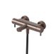 Hotbath Buddy B022AI Badmengkraan - thermostatisch - opbouw - uitloop - doucheslang - mat/glans verouderd ijzer (zwart)