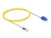DELOCK 88317 InfiniBand et câble fibre optique 5 m CS LC bleu, jaune
