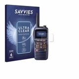 Savvies Screenprotector voor Standard Horizon HX320E - Folie Beschermfolie transparant 6 Stuks