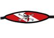 Best Divers IN/SDFL-V maskerband van neopreen, klittenbandsluiting, Jolly Roger