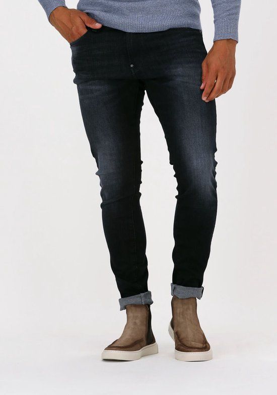 G-Star RAW Revend Skinny Jeans - Medium Aged Faded Antraciet Grijs (28/32)
