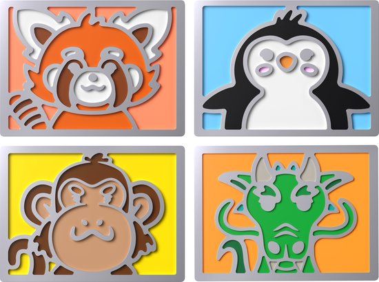 HyperX Badge Pack - Cute Magnetic Badges - Meerkleurig