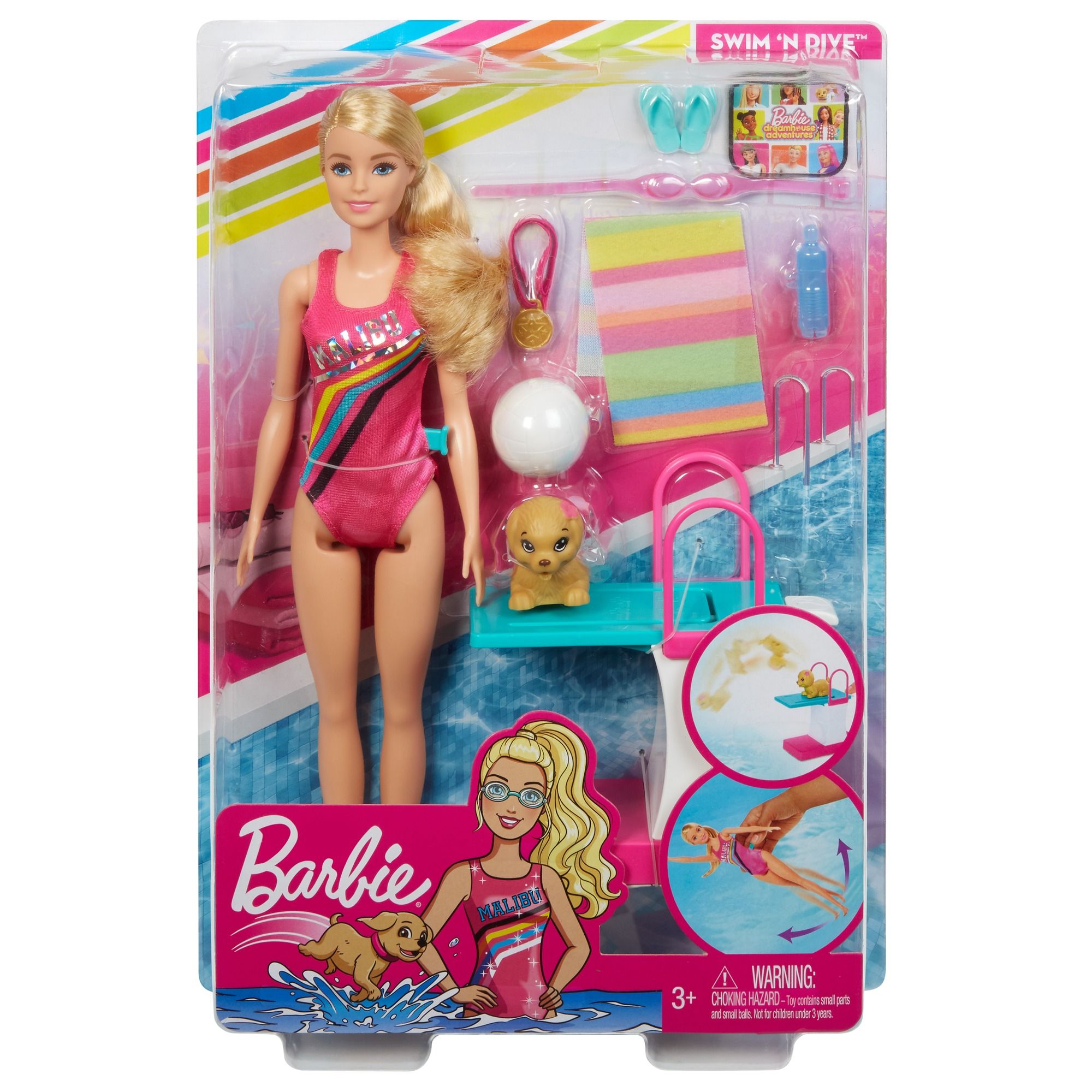 Barbie Sport Lead Pop - GHK23 - Meisje - 29,21 cm - Meerkleurig