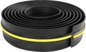 vidaXL Garage Vloerafdichting Zwart en Geel 12 x 90 mm 6 m PVC