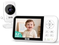 Babyfoon - Met camera - 3,2 inch - 2100 mAh - Tot 4 camera's