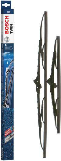 Ruitenwissers Twin 553 - 550/340 mm - Set