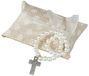 Mopec KD716 Stoffen Armband Parel en Kruis, met 5 Snoepjes, Meerkleurig, 8,5 x 22 cm