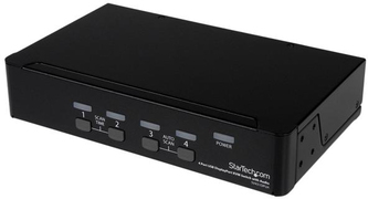 StarTech.com 4-poort USB DisplayPort KVM-switch met Audio