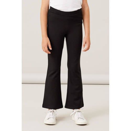 NAME IT KIDS High Waist Flared Trousers NKFFRIKKALI Black