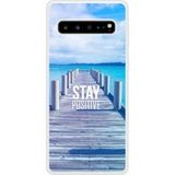 Samsung Bedrukt siliconen hoesje compatibel met Galaxy S10 5G Stay positive