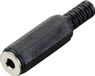 Tru Components TC-10336020 Jackplug 3.5 mm Bus, recht Mono Zwart 1 stuk(s)