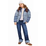 Retour Jeans gewatteerde winterjas - lichtblauw