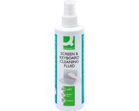 Q-CONNECT reinigingsspray voor scherm en toetsenbord, spuitbus van 250 ml