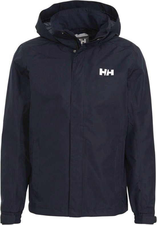 Helly Hansen Dubliner Jas Heren blauw S 2018 Regenjassen