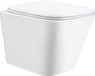 Vendor Woonwarenhuis Wandcloset Piazza rimless met softclose toiletzitting wit glanzend