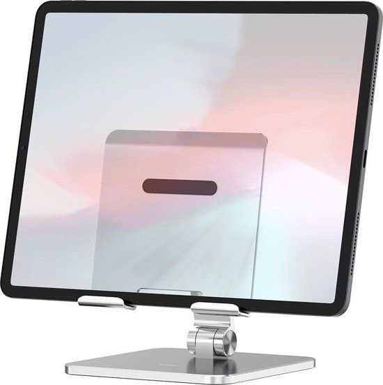 WiWu Luxe Tabletstandaard voor Tafel of Bureau Metaal - Extra Stevig & Opvouwbaar