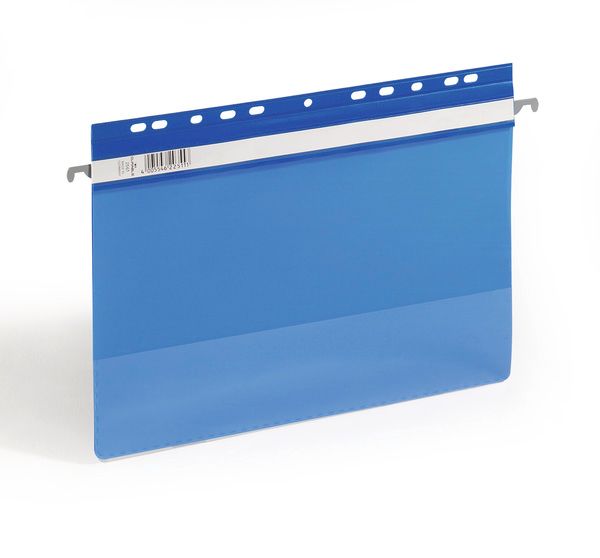 Durable 2561-06 - Hangmappen - blauw, transparant - kunststof - 1 stuk