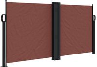 vidaXL Windscherm uittrekbaar 120x600 cm bruin