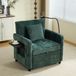 STILVORA Slaapfauteuil 167x79x83 cm - Chenille Groen
