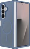 Selected by GSMpunt.nl Hoesje voor Samsung Galaxy Z Fold 8 Ultra – Hybrid Back Cover - Compatible met MagSafe – Schokabsorberend TPU & Hard PC – Matte Semi Transparante Beschermhoes Blauw