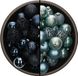 Bellatio Decorations Kerstballen mix - 74-delig - ijsblauw en donkerblauw - 6 cm - kunststof