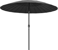 vidaXL Parasol met aluminium paal 270 cm antraciet