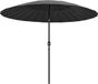 vidaXL Parasol met aluminium paal 270 cm antraciet