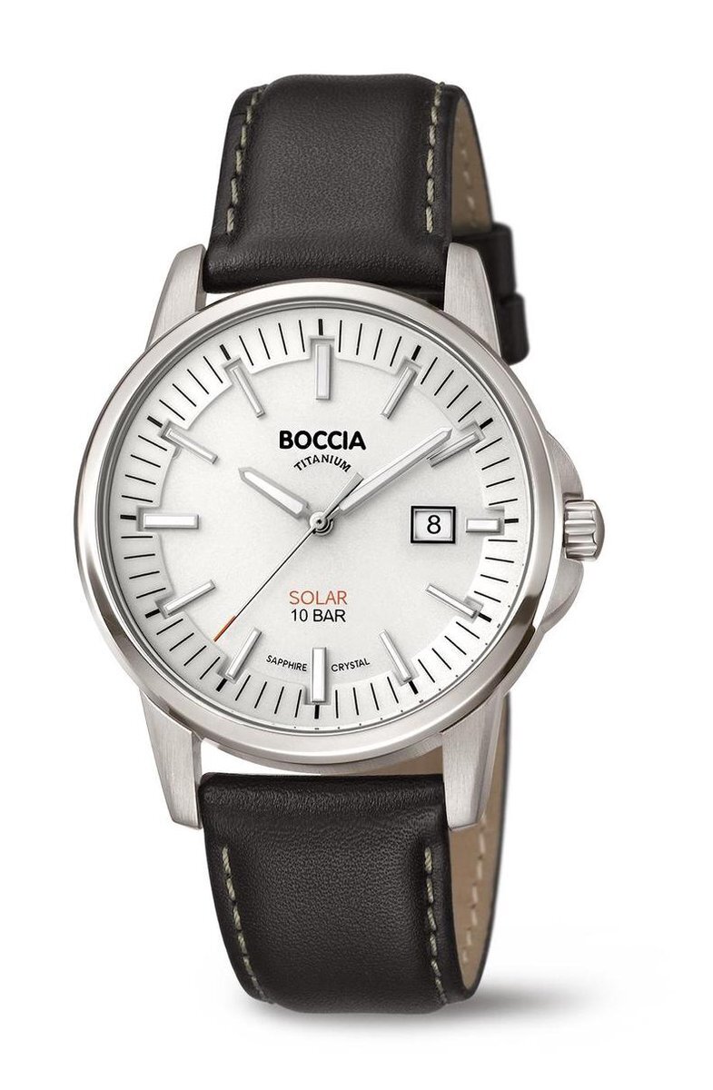 Boccia Titanium 3643.01 Heren Horloge 39 mm