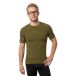 Q36.5 Unterhemd Base Layer 2 à manches courtes, vert-brun, taille XXS/XS