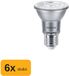 Philips E27 LED Lamp 6W 2700K 500lm Dimbaar (6 stuks)