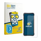 BROTECT Screenprotector 3 Stuks voor Cubot KingKong Ace 5 Beschermglas transparant