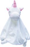 Beeztees Puppy Speelgoed Knuffeldoek Unicorn - Peluche pour chiot - Jouet pour chien - Peluche - Blanc - 33x25x14 cm