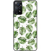 Xiaomi Redmi Note Feuilles de monstera Verstevigd hoesje met sublimatie bedrukking