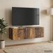 Prolenta Maison Exclusive - Wandgemonteerde TV-kast van gerecycled hout, 98 x 31 x 30 cm, houtvezel