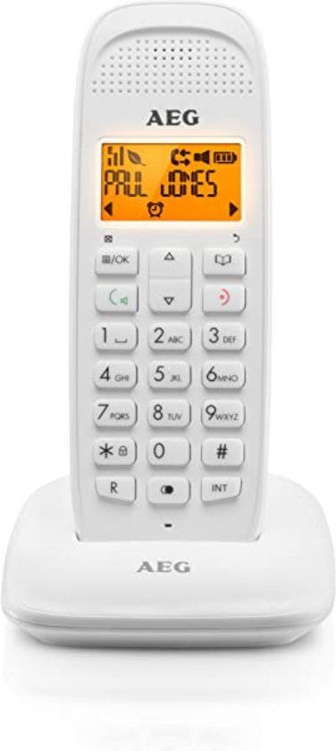 AEG VOXTEL D81 - DECT-telefoon - Nummerherkenning - Wit