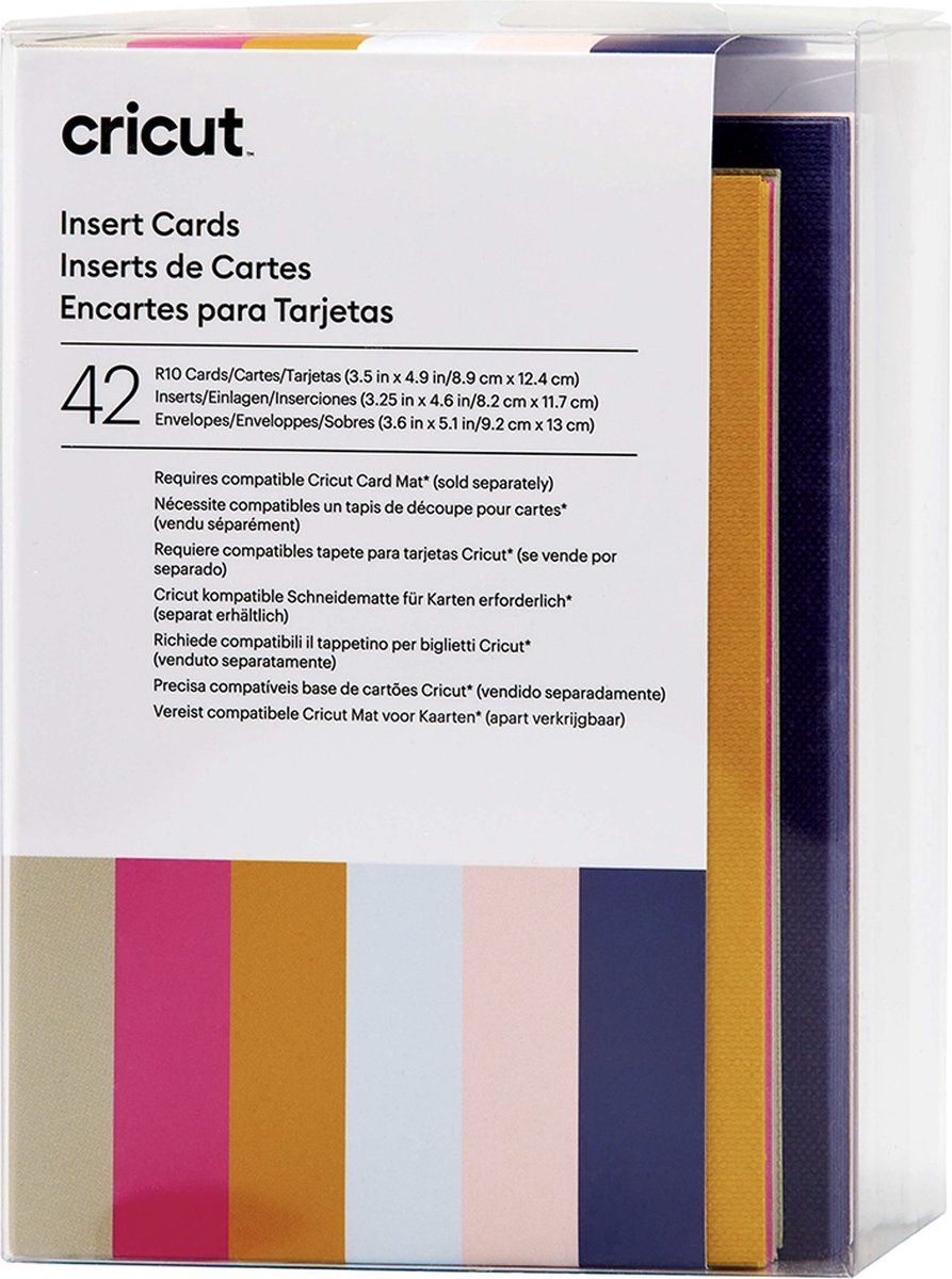 CRICUT Insert Cards Sensei R10 (8,9 cm x 12,4 cm) 42-pack