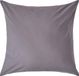 Homescapes Taie d'oreiller 60x60 cm – Gris foncé – 100% Coton Égyptien – 200 TC