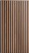 VEVOR 4x Akoestische Panelen Akoestische Wandpanelen Panelen Lamellenwand 1200x600x21mm Walnoot