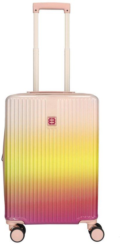 Enrico Benetti Havana Handbagage Koffer - 55 cm - 46 liter - Softcase - TSA Slot - Fuchsia Ombré