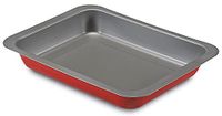 Guardini Rossana 2.0, Lasagzwart 22 x 28 cm, staal met antiaanbaklaag, kleur rood/grijs