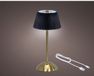 Lumineo LED tafellamp zwart oplaadbaar - verstelbaar licht 30,5cm.