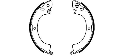 HELLA PAGID 8DB 355 000-821 Remschoenenset - H8305 - Akebono - MITSUBISHI