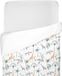 Sevira Kids Housse de couette Coton satin Gris-vert 140x150 cm