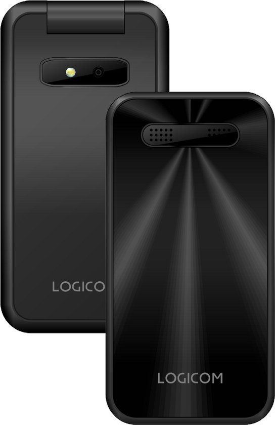 Logicom Fleep 460 - Klapbare telefoon - 4G - 128MB - Zaklamp - Zwart