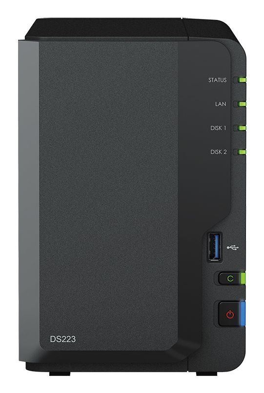 Synology DS223 - NAS - Western Digital RED 12TB (2x 6TB)