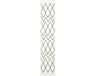 vidaXL Tapis de cuisine blanc 300 x 60 cm velours