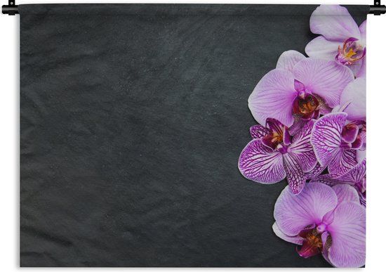 1001Tapestries Wandkleed Orchidee Roze 90x67.5 cm - 1001Tapestries