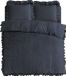 Sleeptime Ruffles Dekbedovertrek - 240x220 cm - Antraciet