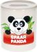 Bellatio Decorations Panda Kinder spaarpot met spaar panda opdruk - Keramiek - 9 cm